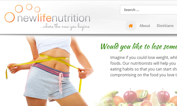 New Life Nutrition Web Design